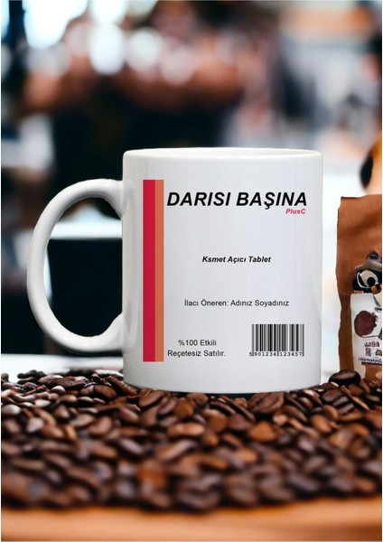 Porselen Hemşire, Doktor, Eczacı Darısı Başına Ilaç Kupa Kahve Bardak Komik Hediyelik