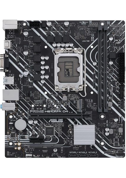 PRIME H610M-K D4 Intel H610 LGA1700 DDR4 3200 HDMI M2 USB3.2 MATX ASUS 5X P