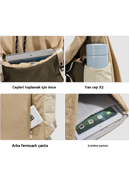 Seyahat Sırt Çantası Büyük Kapasiteli Rahat Hafif Banliyö Sırt Çantası (Yurt Dışından) modelleri