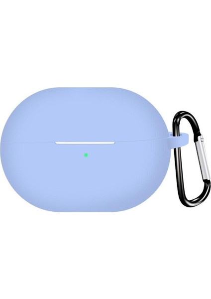 Huawei Freebuds Pro 4 Kılıf Askılı Mat Silikon Mavi