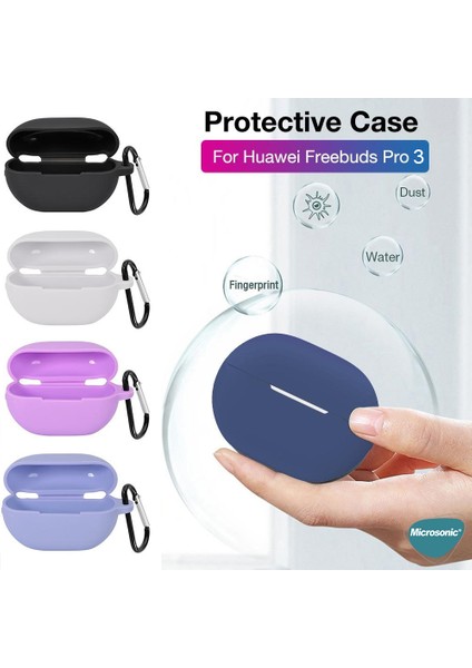 Huawei Freebuds Pro 4 Kılıf Askılı Mat Silikon Mavi fiyatları