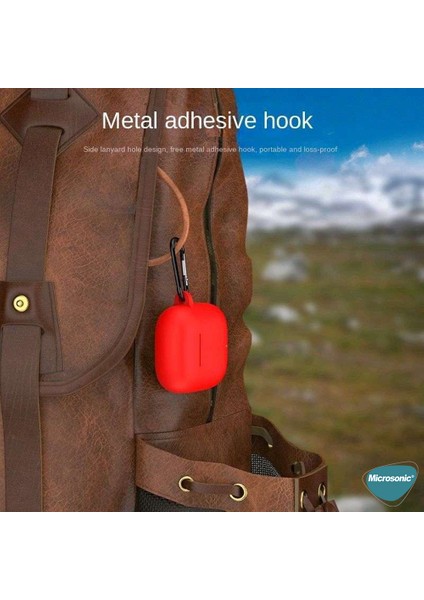 Xiaomi Redmi Buds 3 Kılıf Askılı Mat Silikon Siyah fiyatları