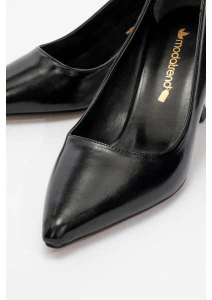 Kadın Topuklu Ayakkabı Siyah Metalik modelleri