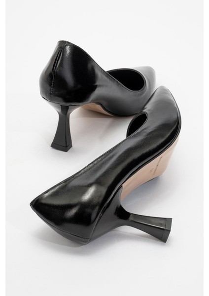 Kadın Topuklu Ayakkabı Siyah Metalik fırsatları