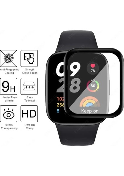 Xiaomi Redmi Watch 3 Active Uyumlu 5d Tam Kaplama Nano Ekran Koruyucu