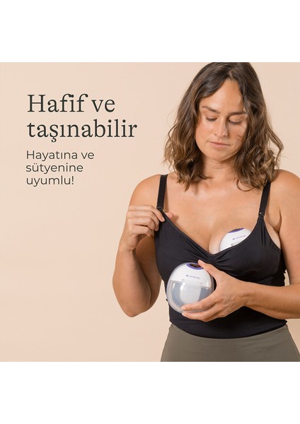 Giyilebilir Tekli Göğüs Pompası Elektrikli Hafif Taşınabilir Tasarım BPA İçermez fiyatları