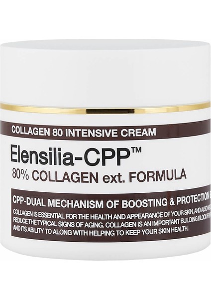 Anti Aging Karşıtı %80 Kolajen Krem Elensilia Cpp 80 Collagen Formula Cream