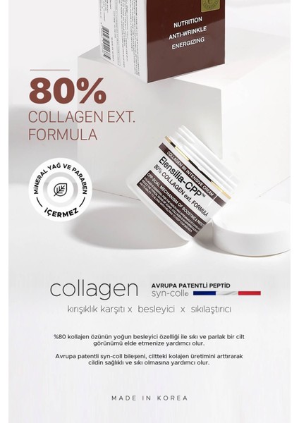 Anti Aging Karşıtı %80 Kolajen Krem Elensilia Cpp 80 Collagen Formula Cream