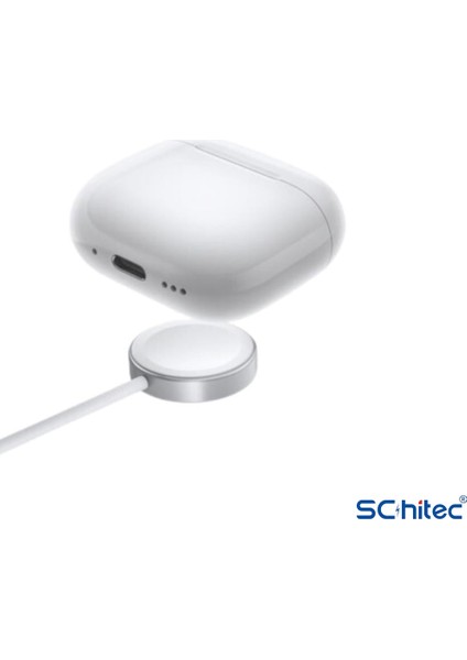 Anc Air 4 Pro Dokunmatik Bluetooth 5.3 Kablosuz Kulaklık Kablosuz Şarj Özellikli Type-C Girişli