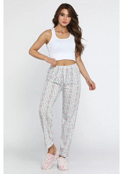 Baskılı Kadın Pijama Altı