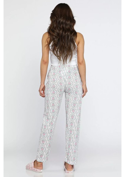 Baskılı Kadın Pijama Altı