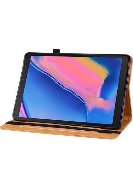 Samsung Için Deri Tablet Kılıf A 8.0 2019 8.0 T290 Sarı (Yurt Dışından) fırsatları