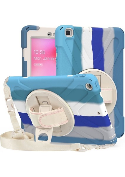 Samsung Galaxy Tab Için A 8.0 (2019) T290 / T295 Case Blue (Yurt Dışından)