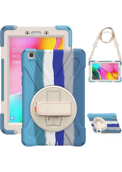 Samsung Galaxy Tab Için A 8.0 (2019) T290 / T295 Case Blue (Yurt Dışından)