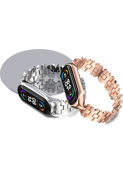 Xiaomi Mi Band 5/6 Gümüş Için Metal Izle Band (Yurt Dışından) modelleri