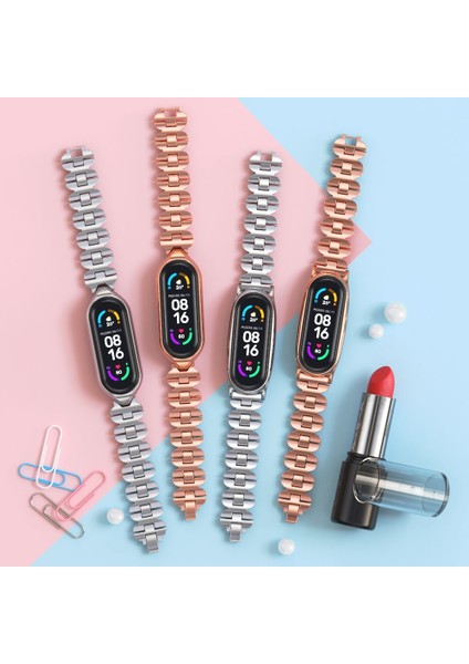 Xiaomi Mi Band 5/6 Gümüş Için Metal Izle Band (Yurt Dışından) fırsatları