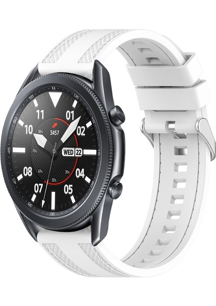 Samsung Galaxy Watch3 45Mm Için Silikon Saat Bandı (Yurt Dışından)
