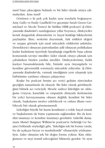 İş Dünyasında Kadın Lider Olmak / Hbr İş’te Kadın / İlham Verici Diyaloglar, Birlikte İlerlemek