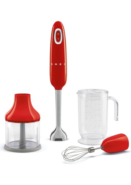 50's Style Kırmızı El Blender Seti HBF03RDEU