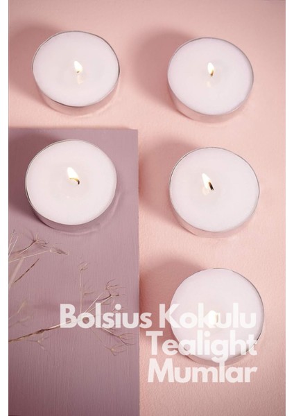 Kokulu Tealight Mum, Nar Kokulu, Kırmızı Renkli, 6''lı Paket, 4 Saatlik Yan Ma Süresi - Ev Mumu - Iç Dekorasyon - Doğal Özler - Doğal Vegan Balmumu Içerir - Palmiye Yağı Içermez fırsatları