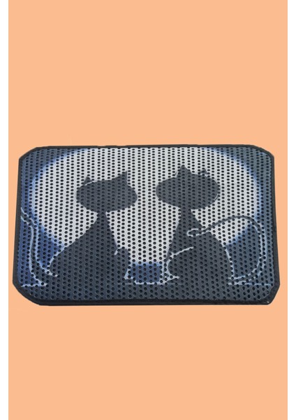 Kedi Tuvaleti Önü Elekli Kedi Kumu Paspası -Kravatlı -(60 x45 cm)