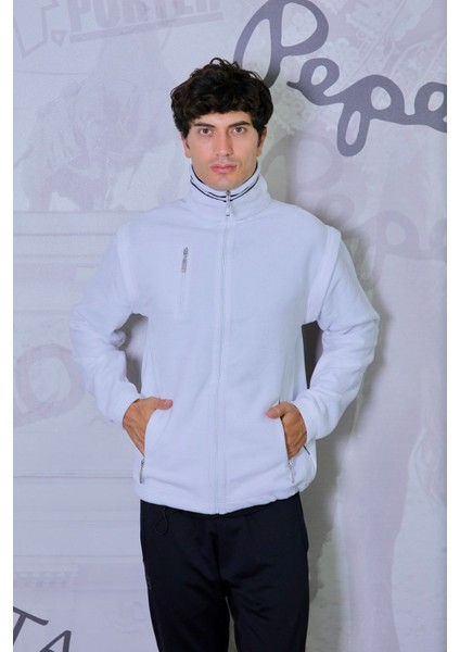 Clementie Hem Yelek Hem Mont 2'si Bir Arada Polar Beyaz modelleri