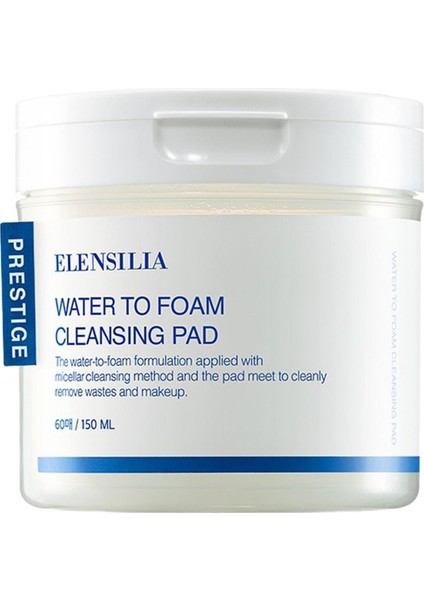 Temizleme Pedi Elensilia Water To Foam Cleansing Pad 60 Adet
