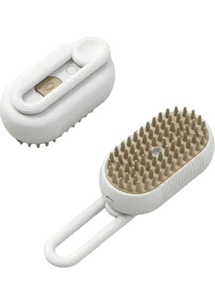 Pet Buhar Fırçası Buharlı Kediler Tarak Masaj Için Elektrikli Püskürtücü Yün Kedi Fırçası Buharlaştırıcı Epilasyon Bakım Evcil Hayvan Aksesuarları (Yurt Dışından)