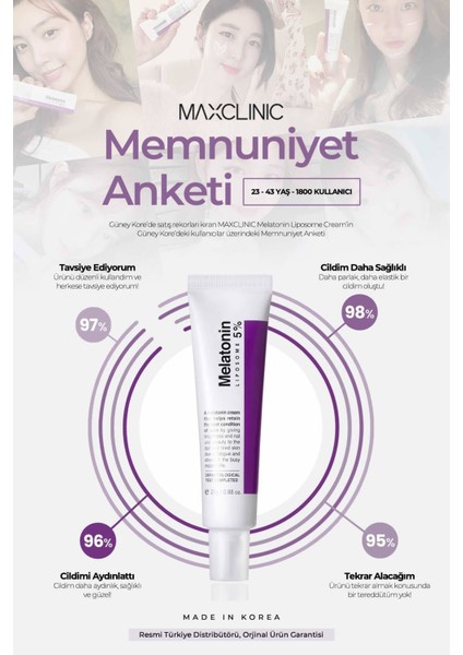 Ciltler Için Besleyici Melatonin Gece Kremi Time Return Cream Tube