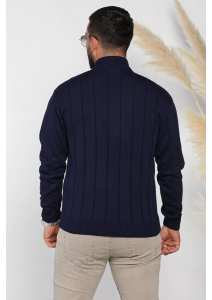 Erkek Yarım Balıkçı Triko Kazak fırsatları