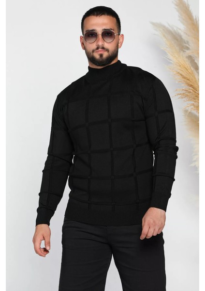 Erkek Yarım Balıkçı Triko Kazak P-00000476