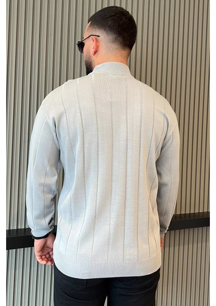 Erkek Yarım Balıkçı Triko Kazak modelleri