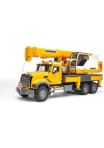 1:16 Model Mack Granite Liebherr Crane Truck Vinçli Kamyon Inşaat Model Aracı