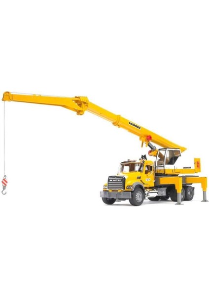1:16 Model Mack Granite Liebherr Crane Truck Vinçli Kamyon Inşaat Model Aracı