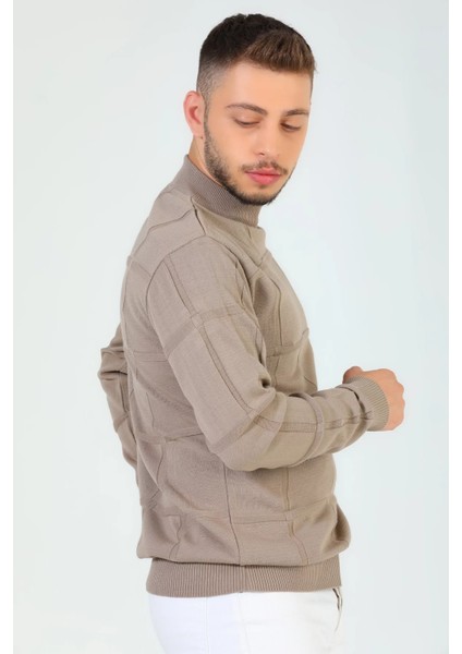 Erkek Yarım Balıkçı Triko Kazak P-00000476