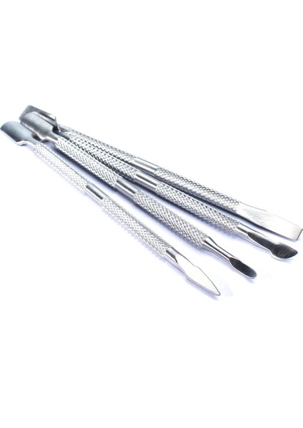 4 Adet/takım Çelik Çift Kafa Tırnak Tırnak Eti Itici Paslanmaz Tırnak Itme Sanat Ölü Cilt Sökücü Manikür Pedikür Tırnak Sanat Araçları modelleri