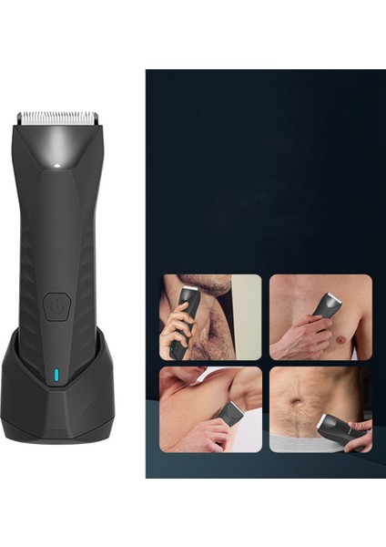 Elektrikli Saç Düzeltici LED Tıraş Makinesi Erkekler Için Vücut Bakımı Kasık ve Top Kasık Saç Düzeltici Değiştirilebilir Seramik Bıçak (Yurt Dışından) modelleri