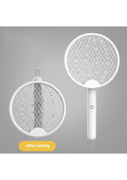 Elektrikli Sineklik Raket Sivrisinek Zapper Katlanabilir Böcek Zapper Raket Kapalı Açık Beyaz Için Sivrisinek Şarj Edilebilir (Yurt Dışından) fiyatları