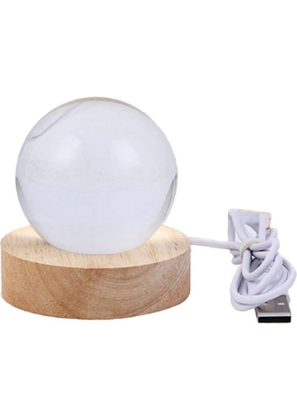 Kristal Top Gece Lambası Tabanı ile LED Masa Lambası Işıklı Yıldız Galaxy USB Güç Sıcak Gece Lambası Bulutsusu Çocuk Için (Yurt Dışından)