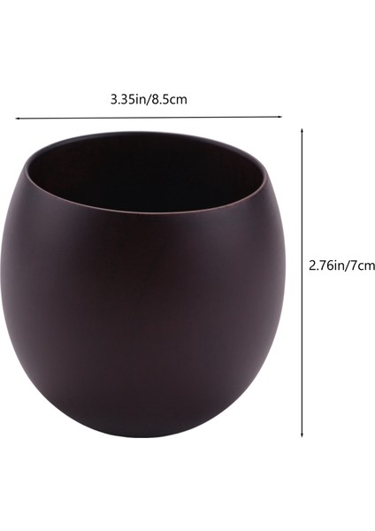 Ahşap Yerba Mate Çay Seti El Yapımı Doğal Ahşap Kahve Su Mate Kaşıklı Bardak Bombilla Fırça 200 ml (Derin) (Yurt Dışından) fiyatları