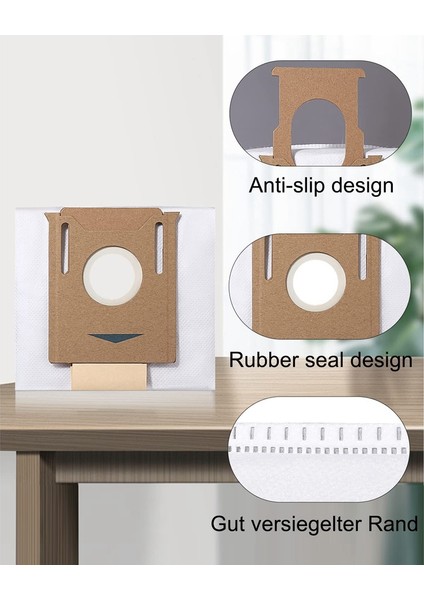 Deebot Ozmo T9 Serisi T8 T8 Max T8 Serisi N8 N8 Pro Robot Süpürge Torbaları Için Toz Torbası (Yurt Dışından) fırsatları
