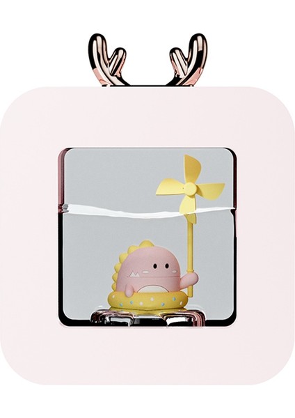 400ML Hava Nemlendirici Taşınabilir Yağ Difüzörü USB LED Işık Aromaterapi Kablosuz Adroable Sevimli Hava Nemlendirici Pembe (Yurt Dışından)