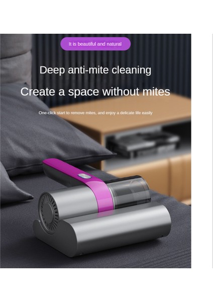Ev Yatak Yorgan Uv Sterilizasyon Dezenfeksiyonu Için Kablosuz Akar Sökücü 7500PA El Toz Giderme Ölçer Vakum-Beyaz (Yurt Dışından) fiyatları
