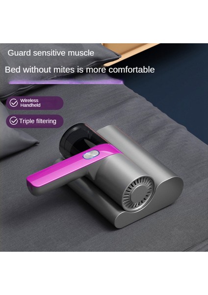 Ev Yatak Yorgan Uv Sterilizasyon Dezenfeksiyonu Için Kablosuz Akar Sökücü 7500PA El Toz Giderme Ölçer Vakum-Beyaz (Yurt Dışından) indirimleri