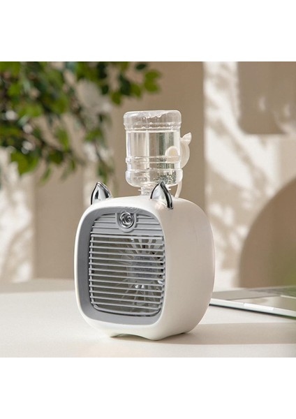 Su Klima Fanı, Mini Fan, USB Fan, Masaüstü Turbo Sprey Nemlendirme Soğutucu Pembe ve Beyaz (Yurt Dışından) fırsatları