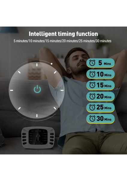Ems Elektrikli Kas Stimülatörü, Dijital Nabız Akupunktur Makinesi ve Tens Masajı En Iyi Yastıklardır (Yurt Dışından)