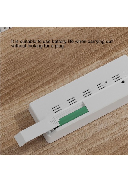 Dijital Çalar Saat (Pil ile Çalışır) Veya USB ile Çalışan Masa Saati Erteleme Gece Modu 1224 Saat Elektronik LED Saatler Siyah (Yurt Dışından) fiyatları