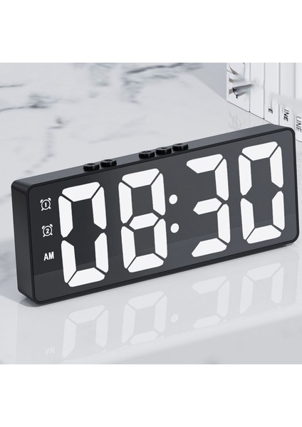 Dijital Çalar Saat (Pil ile Çalışır) Veya USB ile Çalışan Masa Saati Erteleme Gece Modu 1224 Saat Elektronik LED Saatler Siyah (Yurt Dışından) modelleri