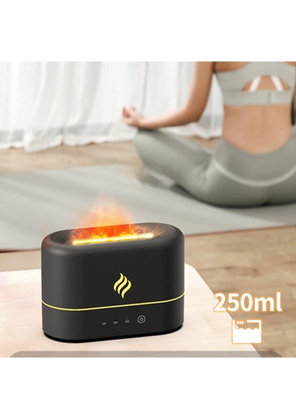 7 Renk Simülasyon Alev Ultrasonik Nemlendirici USB Ücretsiz Filtre Uçucu Yağ Difüzörü Beyaz (Yurt Dışından) fırsatları