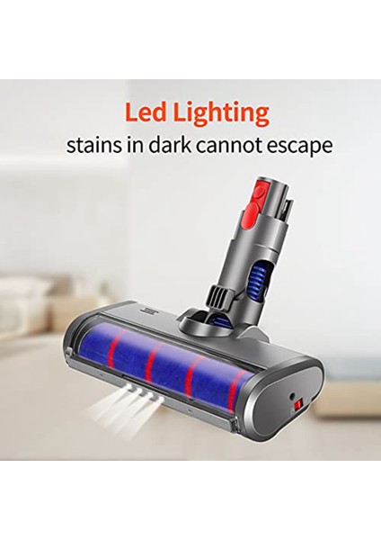 V7 V8 V10 V11 V15 Parke Zemin Kabarık Rulo Fırça Eki Için Yumuşak Rulo Temizleme Kafası (Yurt Dışından) modelleri